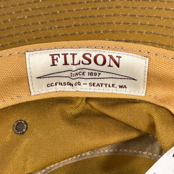 Filson Tin Packer Hat Dark Tan Size XL Made In USA NWT - Picture 7 of 9